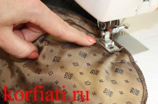 Карман в шве - стачивание мешковин кармана Карман в шве - стачивание мешковин кармана
