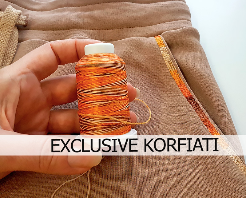 Текстурированные нитки Aeroflock Madeira для отделочных швов на карманах фото