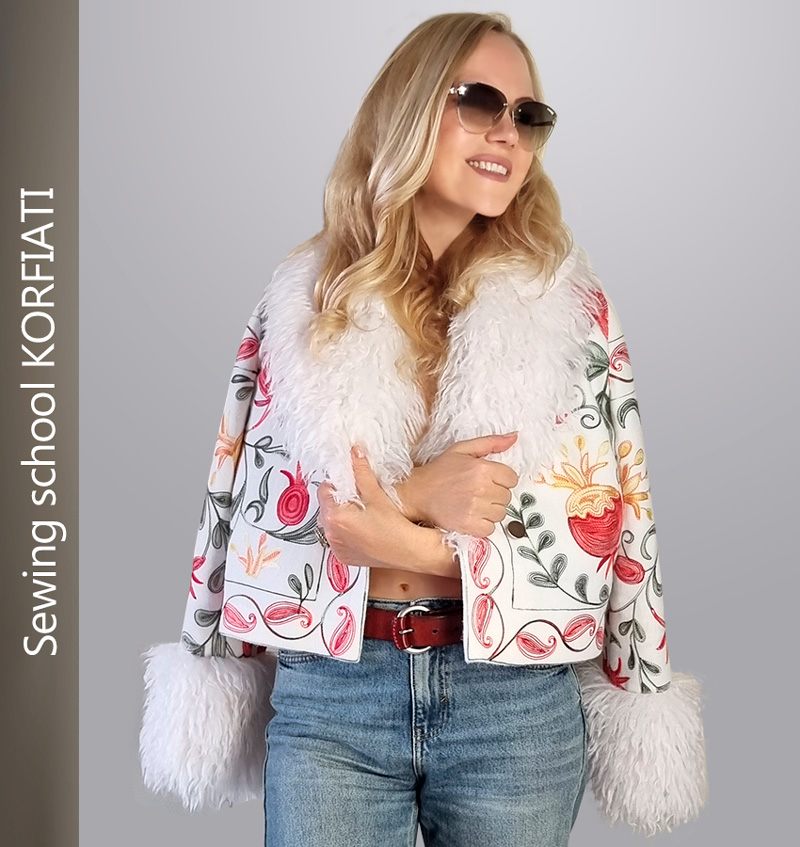 Выкройка куртки с меховой отделкой - варианты комбинирования Выкройка куртки с меховой отделкой - варианты комбинирования фото