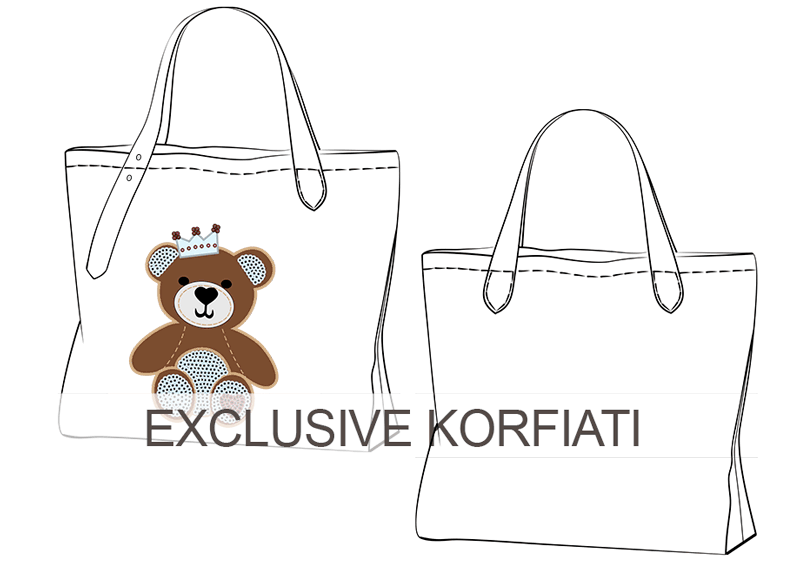 Эскиз сумки из меха спереди и сзади Эскизы сумки из меха спереди и сзади (Корфиати)