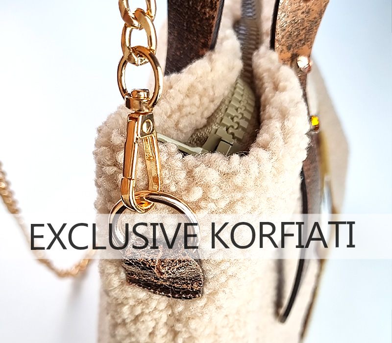 Сумка из меха тедди - длинная пристегивающаяся ручка из цепи Сумка из меха тедди - длинная пристегивающаяся ручка из цепи фото