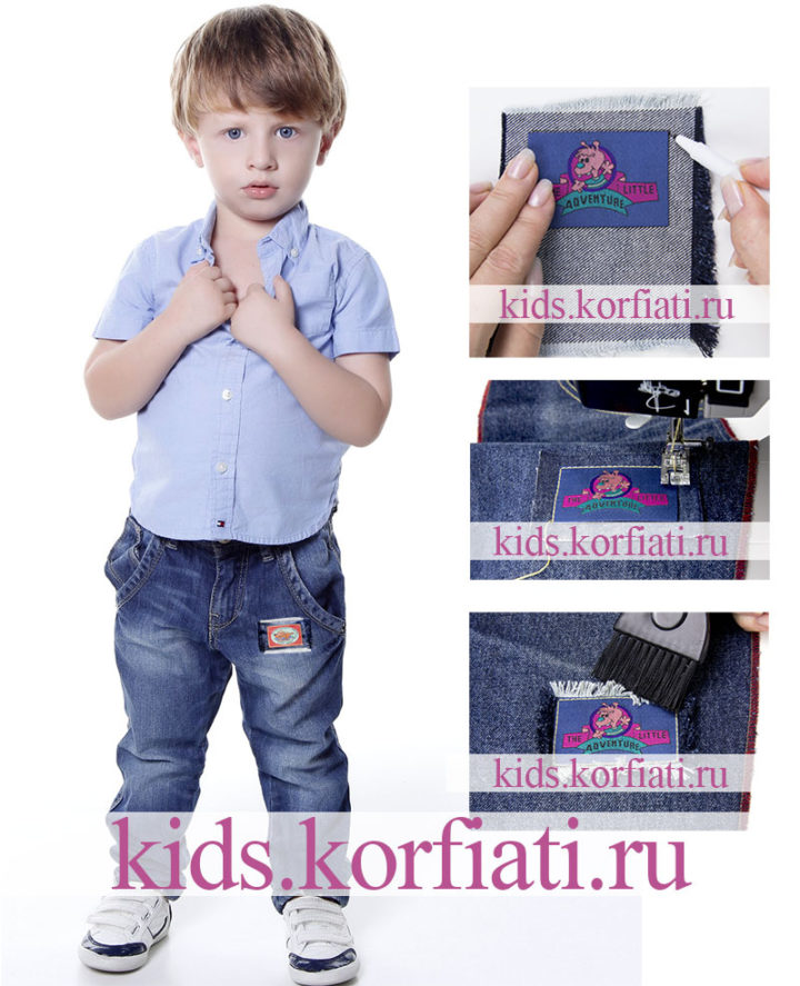 Как украсить джинсы яркими нашивками - идеи от Анастасии Корфиати