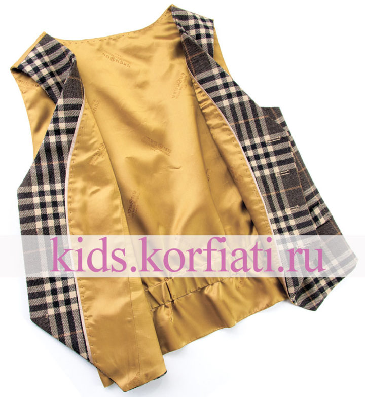 Как сшить детский жилет