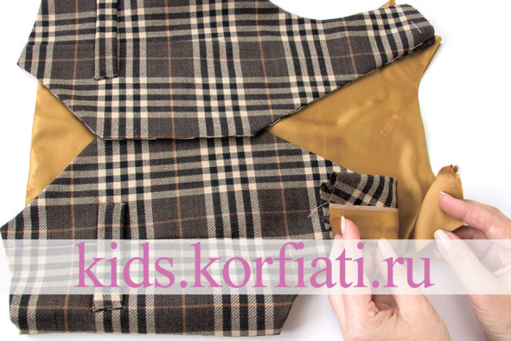 Как сшить детский жилет