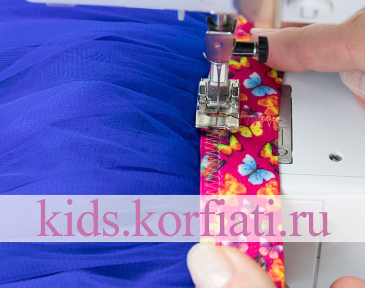 Как сшить юбку из фатина мастер-класс