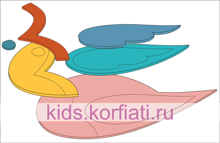 Как сшить ключницу "Птичка"